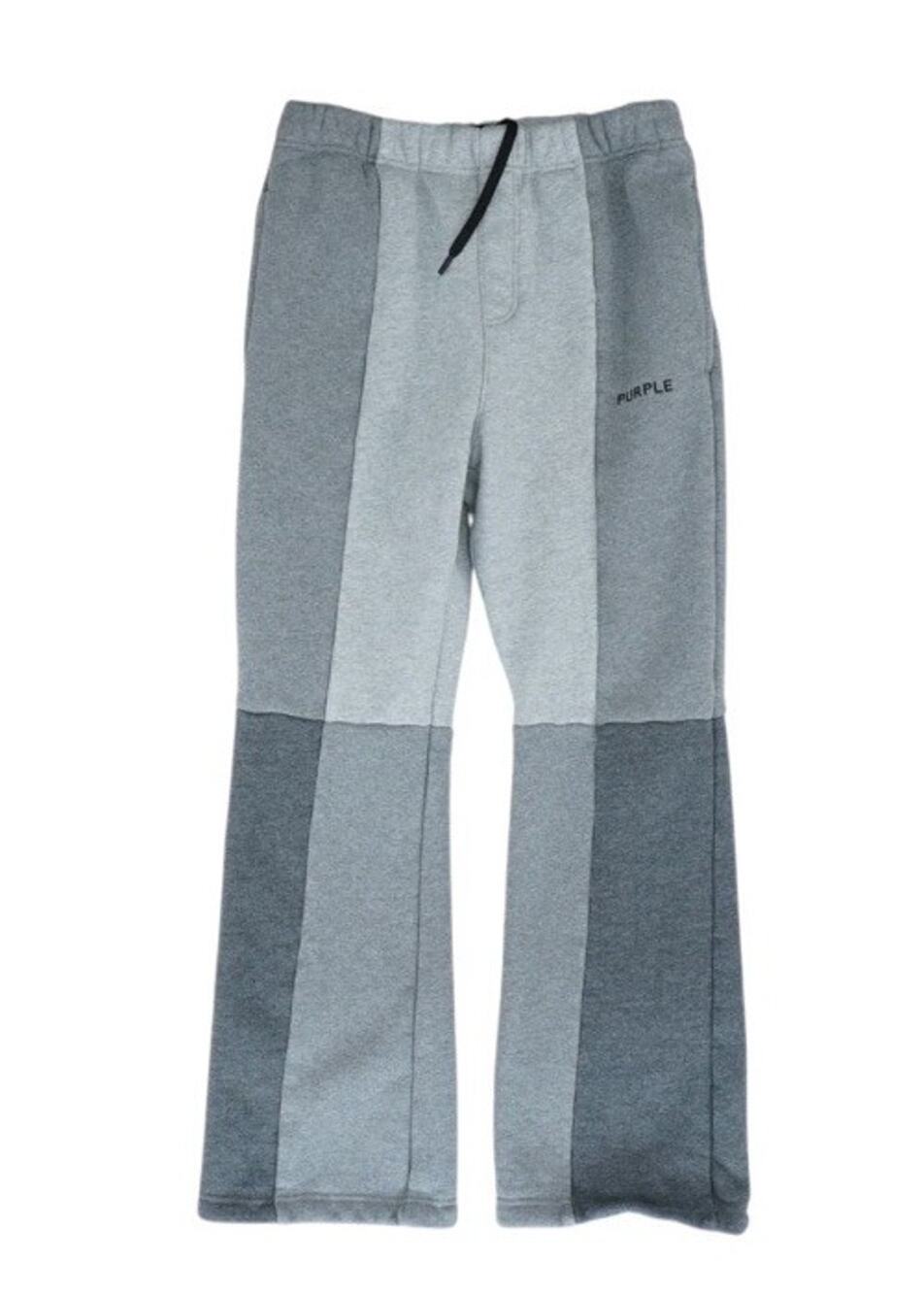 PURPLE BRAND HWT Fleece Flared Grey Sweatpants Mens Medium Heavyweight